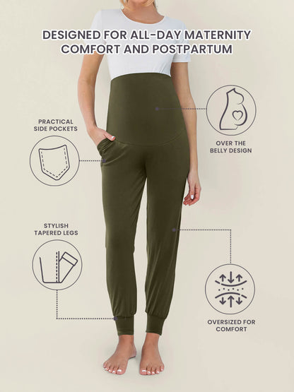 Calça Jogger MOMA - Maternidade e Pós-Parto
